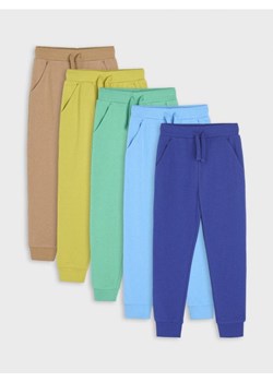 Sinsay - Spodnie dresowe jogger 5 pack - wielobarwny ze sklepu Sinsay w kategorii Spodnie chłopięce - zdjęcie 169813856