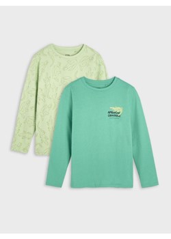 Sinsay - Koszulki 2 pack - zielony ze sklepu Sinsay w kategorii T-shirty chłopięce - zdjęcie 169813895