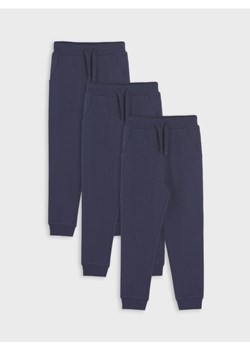 Sinsay - Spodnie dresowe jogger 3 pack - granatowy ze sklepu Sinsay w kategorii Spodnie chłopięce - zdjęcie 169813905