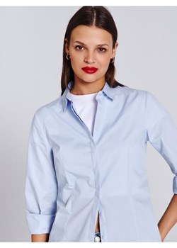 Sinsay - Koszula bawełniana - błękitny ze sklepu Sinsay w kategorii Koszule damskie - zdjęcie 169813916