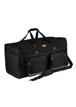 Duża, turystyczna czarna torba podróżna z poliestru - Peterson ze sklepu 5.10.15 w kategorii Torby podróżne - zdjęcie 169816119