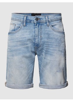 Szorty jeansowe o kroju slim fit z 5 kieszeniami ze sklepu Peek&Cloppenburg  w kategorii Spodenki męskie - zdjęcie 169818308