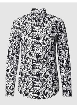Koszula biznesowa o kroju slim fit ze wzorem na całej powierzchni model ‘Hank’ ze sklepu Peek&Cloppenburg  w kategorii Koszule męskie - zdjęcie 169818396