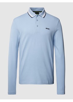 Koszulka polo z paskami w kontrastowym kolorze model ‘Plisy’ ze sklepu Peek&Cloppenburg  w kategorii T-shirty męskie - zdjęcie 169818406