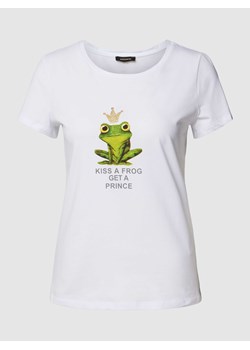 T-shirt z nadrukiem z napisem i motywem ze sklepu Peek&Cloppenburg  w kategorii Bluzki damskie - zdjęcie 169818435