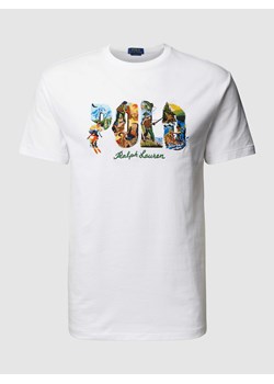 T-shirt z wyhaftowanym logo ze sklepu Peek&Cloppenburg  w kategorii T-shirty męskie - zdjęcie 169818805
