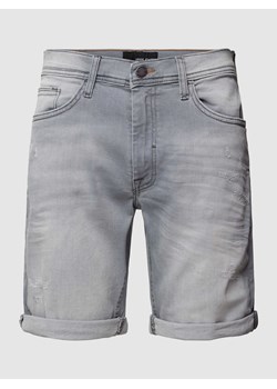 Szorty jeansowe o kroju slim fit z 5 kieszeniami ze sklepu Peek&Cloppenburg  w kategorii Spodenki męskie - zdjęcie 169818808