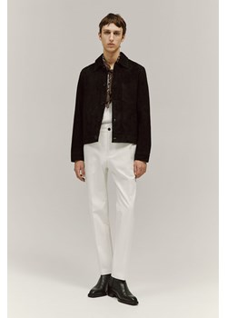 H & M - Spodnie z kantami Regular Fit - Biały ze sklepu H&M w kategorii Spodnie męskie - zdjęcie 169819208