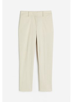 H & M - Spodnie cygaretki - Beżowy ze sklepu H&M w kategorii Spodnie damskie - zdjęcie 169819219