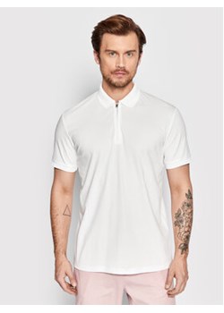 Selected Homme Polo Fave 16079026 Biały Regular Fit ze sklepu MODIVO w kategorii T-shirty męskie - zdjęcie 169819616