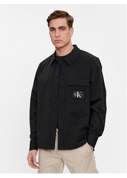 Calvin Klein Jeans Koszula Utility J30J324610 Czarny Regular Fit ze sklepu MODIVO w kategorii Koszule męskie - zdjęcie 169819669