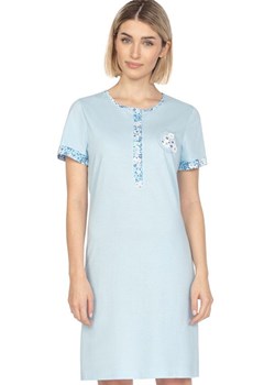 Bawełniana koszula damska niebieska 124, Kolor niebieski, Rozmiar M, Regina ze sklepu Intymna w kategorii Koszule nocne - zdjęcie 169819869