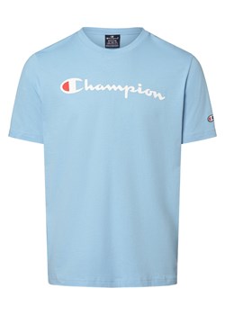 Champion Koszulka męska Mężczyźni Bawełna jasnoniebieski nadruk ze sklepu vangraaf w kategorii T-shirty męskie - zdjęcie 169820385