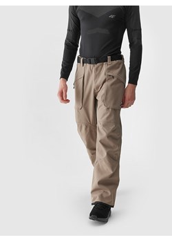 4F Spodnie narciarskie w kolorze jasnobrązowym ze sklepu Limango Polska w kategorii Spodnie męskie - zdjęcie 169823435