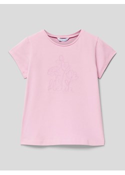 T-shirt z nadrukowanym motywem ze sklepu Peek&Cloppenburg  w kategorii Bluzki dziewczęce - zdjęcie 169828268