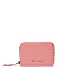 Mały Portfel Damski Tommy Jeans Tjw Ess Must Small Za Patent AW0AW15935 Tickled Pink TIC ze sklepu eobuwie.pl w kategorii Portfele damskie - zdjęcie 169833897