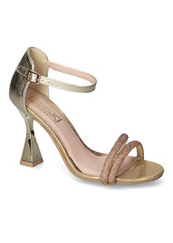 Sandały Lewski 3316 Złote lico/Miedź ze sklepu Arturo-obuwie w kategorii Sandały damskie - zdjęcie 169835045