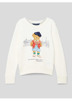 Bluza z nadrukiem z motywem ze sklepu Peek&Cloppenburg  w kategorii Bluzy dziewczęce - zdjęcie 169838338