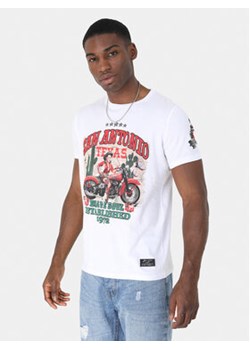 Brave Soul T-Shirt MTS-149PINUP Biały Straight Fit ze sklepu MODIVO w kategorii T-shirty męskie - zdjęcie 169842805