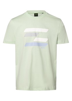BOSS Green Koszulka męska - Tee 3 Mężczyźni Bawełna seledynowy nadruk ze sklepu vangraaf w kategorii T-shirty męskie - zdjęcie 169843276