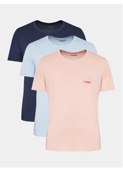 Hugo Komplet 3 t-shirtów 50480088 Kolorowy Regular Fit ze sklepu MODIVO w kategorii T-shirty męskie - zdjęcie 169844116