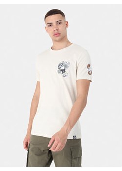 Brave Soul T-Shirt MTS-149FREDDIE Écru Straight Fit ze sklepu MODIVO w kategorii T-shirty męskie - zdjęcie 169844157