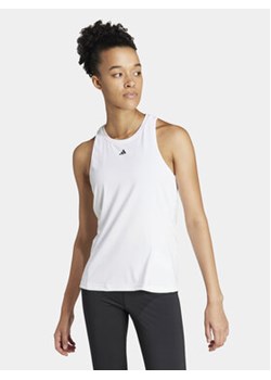 adidas Koszulka techniczna Designed for Training IT7427 Biały Regular Fit ze sklepu MODIVO w kategorii Bluzki damskie - zdjęcie 169844187