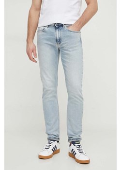 Calvin Klein Jeans jeansy męskie kolor niebieski ze sklepu ANSWEAR.com w kategorii Jeansy męskie - zdjęcie 169844526