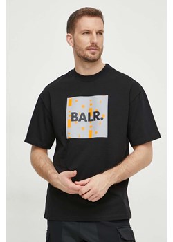 BALR. t-shirt bawełniany męski kolor czarny z nadrukiem B1112 1245 ze sklepu ANSWEAR.com w kategorii T-shirty męskie - zdjęcie 169844535