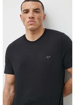 IRO t-shirt bawełniany męski kolor czarny gładki ze sklepu ANSWEAR.com w kategorii T-shirty męskie - zdjęcie 169844565