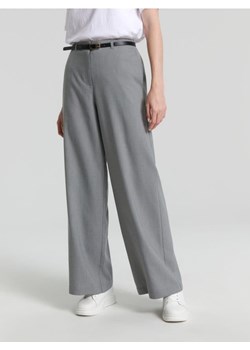 Sinsay - Spodnie high waist - szary ze sklepu Sinsay w kategorii Spodnie damskie - zdjęcie 169845365