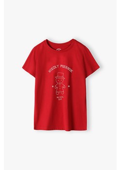 T-shirt męski z napisem Niby piernik bordowy ze sklepu 5.10.15 w kategorii T-shirty męskie - zdjęcie 169845475