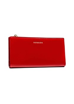 Duży portfel damski czerwony ze skóry ekologicznej - Peterson ze sklepu 5.10.15 w kategorii Portfele damskie - zdjęcie 169845616