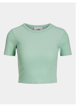 JJXX T-Shirt Florie 12217164 Zielony Slim Fit ze sklepu MODIVO w kategorii Bluzki damskie - zdjęcie 169846628