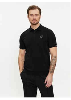 KARL LAGERFELD Polo 745019 542221 Czarny Regular Fit ze sklepu MODIVO w kategorii T-shirty męskie - zdjęcie 169846636