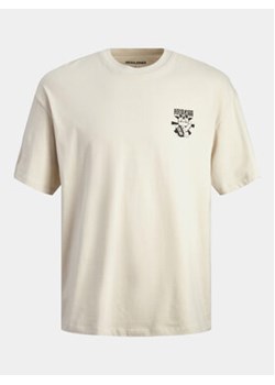 Jack&Jones T-Shirt Dirk 12249223 Beżowy Wide Fit ze sklepu MODIVO w kategorii T-shirty męskie - zdjęcie 169846677