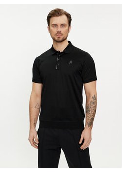 KARL LAGERFELD Polo 745001 542200 Czarny Regular Fit ze sklepu MODIVO w kategorii T-shirty męskie - zdjęcie 169846876