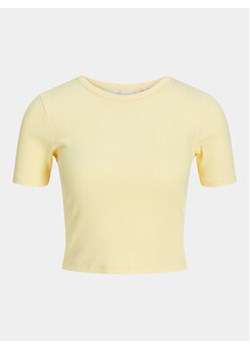 JJXX T-Shirt Florie 12217164 Żółty Slim Fit ze sklepu MODIVO w kategorii Bluzki damskie - zdjęcie 169846907
