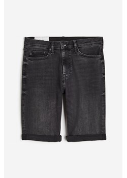 H & M - Szorty dżinsowe Freefit Slim - Czarny ze sklepu H&M w kategorii Spodenki męskie - zdjęcie 169849278
