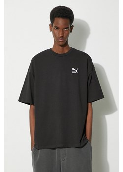 Puma t-shirt bawełniany  BETTER CLASSICS męski kolor czarny z aplikacją 679188 ze sklepu PRM w kategorii T-shirty męskie - zdjęcie 169850618