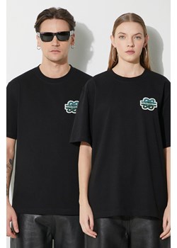 Filling Pieces t-shirt bawełniany Gowtu kolor czarny z aplikacją 74433921861 ze sklepu PRM w kategorii T-shirty męskie - zdjęcie 169850626