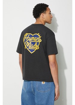 Human Made t-shirt bawełniany Heart Badge męski kolor czarny z nadrukiem HM27CS002 ze sklepu PRM w kategorii T-shirty męskie - zdjęcie 169850648