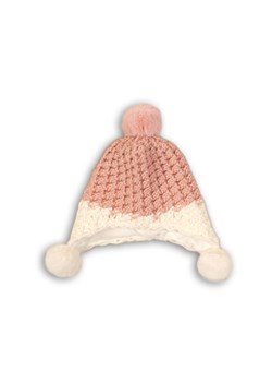 Czapka zimowa niemowlęca- różowa ze sklepu 5.10.15 w kategorii Czapki dziecięce - zdjęcie 169851769