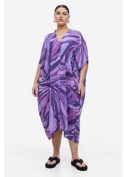 H & M - Sukienka tunikowa oversize - Fioletowy ze sklepu H&M w kategorii Sukienki - zdjęcie 169853158
