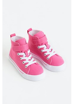 H & M - Płócienne buty sportowe do kostki - Różowy ze sklepu H&M w kategorii Buty sportowe dziecięce - zdjęcie 169853229