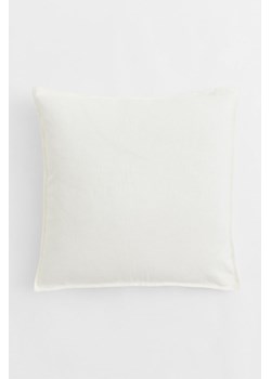 H & M - Lniana poszewka na poduszkę - Biały ze sklepu H&M w kategorii Poszewki na poduszki - zdjęcie 169853248