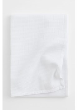 H & M - Narzuta w waflowy splot - Biały ze sklepu H&M w kategorii Narzuty i kapy - zdjęcie 169853266