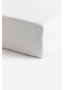 H & M - Prześcieradło z gumką - Biały ze sklepu H&M w kategorii Prześcieradła - zdjęcie 169853269