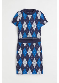 H & M - Sukienka z wycięciem - Niebieski ze sklepu H&M w kategorii Sukienki - zdjęcie 169853287