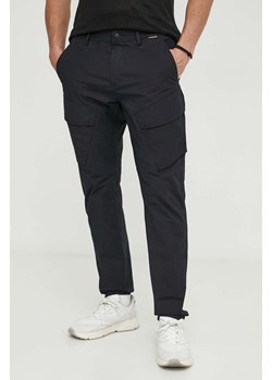 Napapijri spodnie M-Carchi Cargo męskie kolor czarny proste NP0A4I4T0411 ze sklepu PRM w kategorii Spodnie męskie - zdjęcie 169854148